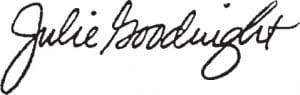 Julie Signature Julie Signature